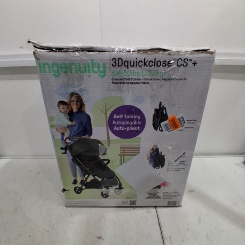 SUMMER BY INGENUITY 3DQUICKCLOSE CS+ COMPACT ONE TOUCH FOLDING STROLLER - 50LBS MAX/CAP - FOREST (MODEL: 31900-090) image 12