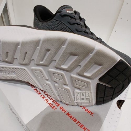 MENS SKETCHERS ARCH COMFY 2.0 SNEAKERS - SIZE 8 - GREY (STYLE: 1998908) image 4