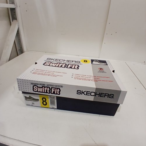 MENS SKETCHERS ARCH COMFY 2.0 SNEAKERS - SIZE 8 - GREY (STYLE: 1998908) image 6