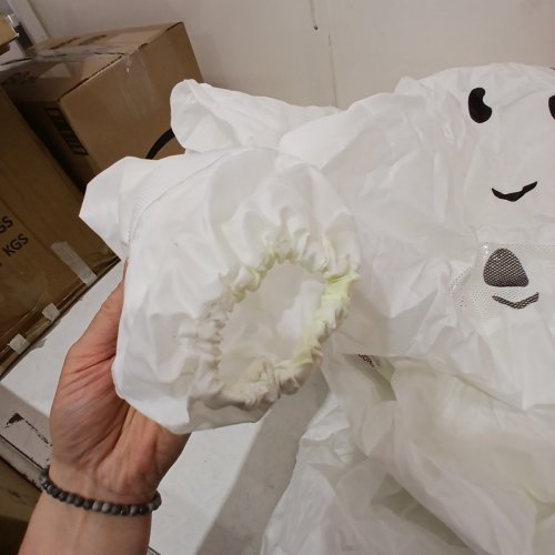 RUBIES FUNFLATABLES INFLATABLE GHOST COSTUME - OSFM - WHITE AND RED image 4