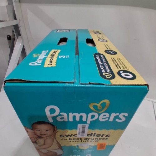 132PK PAMPERS SWADDLERS DIAPERS - SIZE 3 (1326LB) image 3