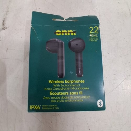ONN. NOISE CANCELLING WIRELESS EARPHONES - BLACK (MODEL: 2520C) image 7