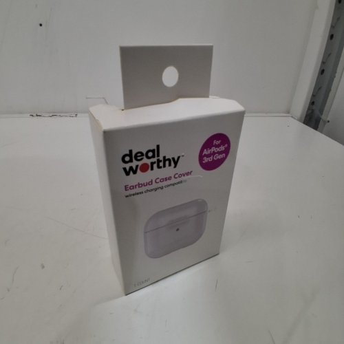 DEALWORTHY EARBUD CASE COVER FOR APPLE AIRPODS 3 - CLEAR image 2