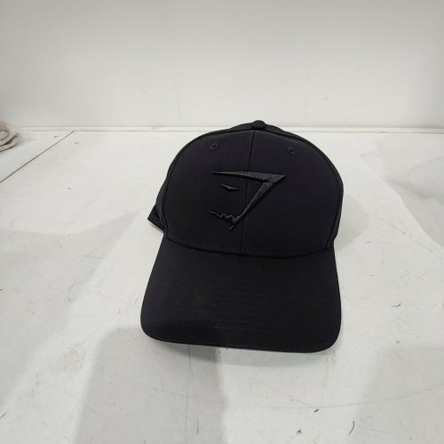 GYMSHARK SHARKHEAD STRAP BACK BASEBALL CAP - OSFM - BLACK image 2
