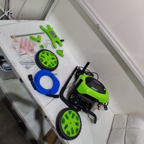 GREENWORKS ELECTRIC PRESSURE WASHER -2000PSI - 14AMP - GREEN (MODEL: GPW2006) image 2
