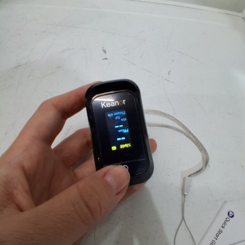 KEANOR PORTABLE FINGER PULSE OXIMETER FOR SPO2 BLOOD OXYGEN SATURATION & HEART RATE READER - BLACK (MODEL: BSX251) image 2