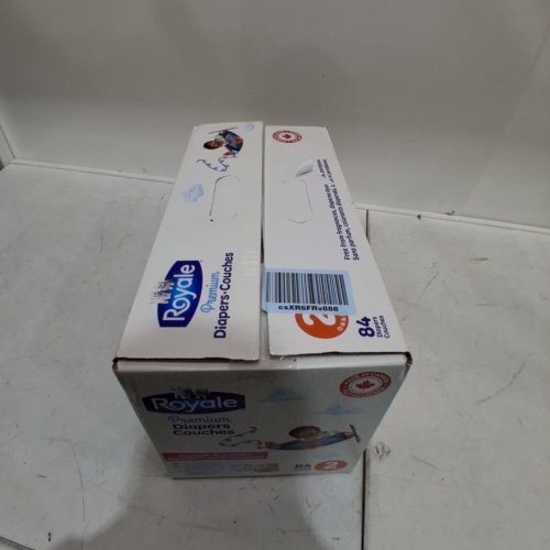 84PK ROYALE PREMIUM DIAPERS - SIZE 2 - WHITE image 2