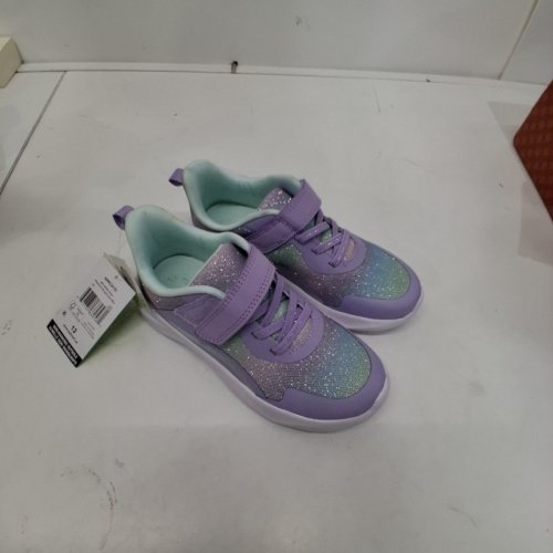 GIRLS' WORKS ATHLETIC SNEAKERS - 13 - PURPLE / MINT (STYLE: 66MICAY25) image 3