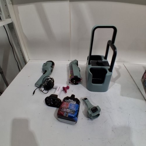 SHARK STAINFORCE CORDLESS HANDHELD CARPET/UPHOLSTERY STAIN CLEANER - (MODEL: HX101C) image 3
