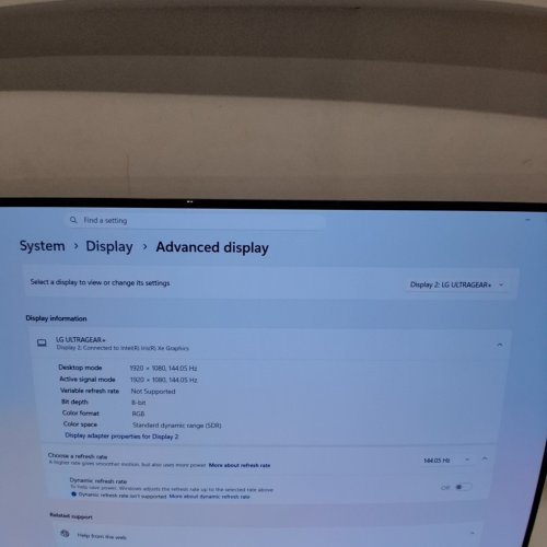 LG ULTRAGEAR GX8 GAMING MONITOR - 32" OLED | 4K UHD | DUAL MODE UGH 165HZ | FHD 330HZ | 0.03MS DELAY - BLACK - (MODEL: 32GX850A) image 2
