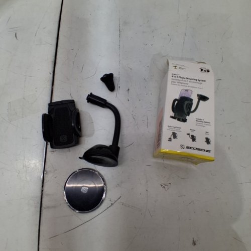 SCOSCHE STUCKUP 4-IN-1 UNIVERSAL PHONE MOUNTING KIT - BLACK - (MODEL: IHW10) image 2