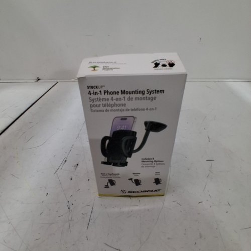 SCOSCHE STUCKUP 4-IN-1 UNIVERSAL PHONE MOUNTING KIT - BLACK - (MODEL: IHW10) image 4