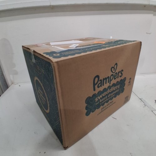 186PK PAMPERS SWADDLERS DISPOSABLE DIAPERS - SIZE 2 image 2