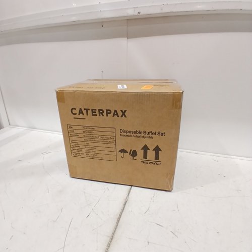 CATERPAX DISPOSABLE BUFFET SET - 6 TRAY - SILVER (ITEM: CP-6T6RFH) image 4