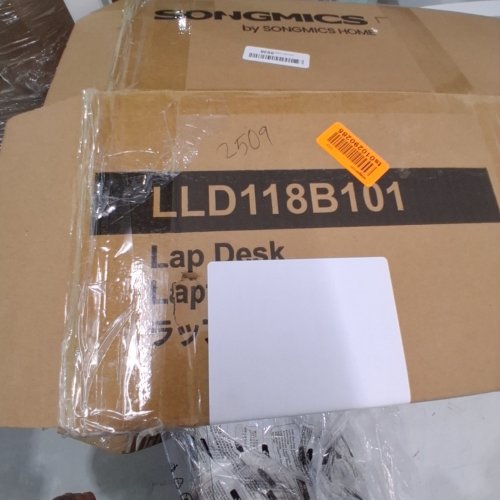 SONGMICS ADJUSTABLE LAPTOP DESK - 23.6" X 15.7" - BLACK (MODEL: LLD118B101) image 2