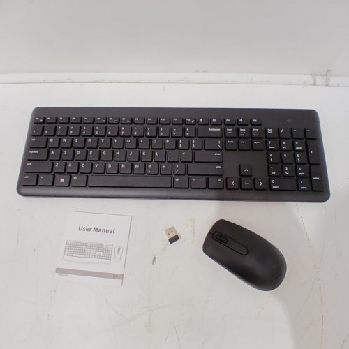 2PC DELL WIRELESS KEYBOARD WITH MOUSE COMBO - BLACK (MODEL: KB3322WT) image 4