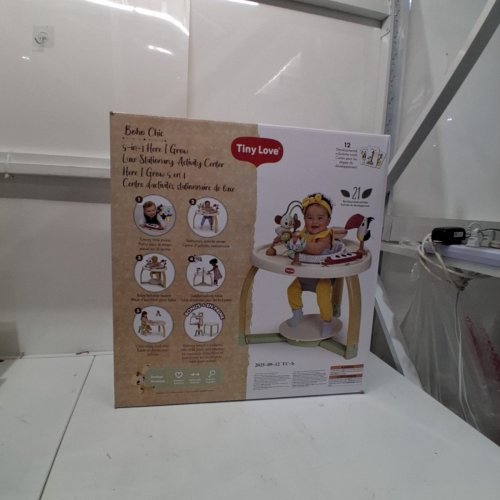 TINY LOVE 5-IN-1 HERE I GROW 3 HEIGHT ADJUSTABLE STATIONARY ACTIVITY CENTER - BOHO CHIC (MODEL: 04202CBOHO) image 4