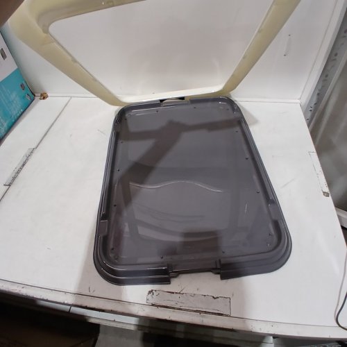 PUPPY TRAINING PAD HOLDER - WHITE / GRAY image 3