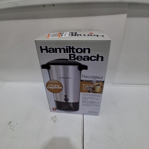 HAMILTON BEACH COFFEE URN - 45 CUP CAPACITY - STAINLESS STEEL (MODEL: 40515CR) image 6