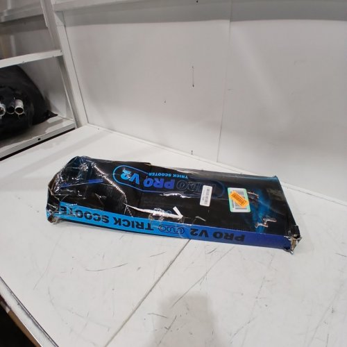 INDO PRO GRAVITY INDOOR/TRAMPOLINE FOAM TRICK SCOOTER WITH ADJUSTABLE HEIGHT - 5FT 3" - BLUE/BLACK image 5