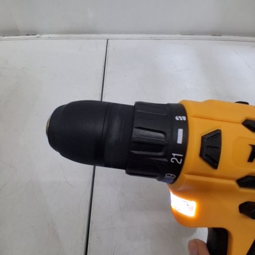 RIVLOX 20V CORDLESS ELECTRIC POWER DRILL SET - 20V ELECTRIC SCREWDRIVER, 2.0AH BATTERY, 30NM, BUILT-IN LED - YELLOW image 2