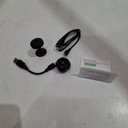 MINI HD HOME SECURITY CAMERA WITH BLUETOOTH/WIFI CONNECTION - BLACK image 3