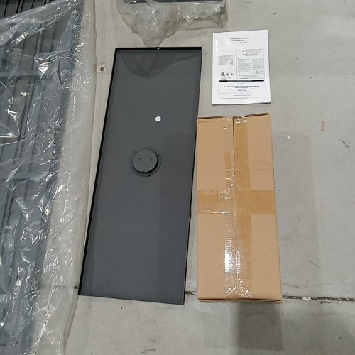 OUTDOOR WICKER PROPANE FIRE PIT WITH ALUMINUM TABLETOP - 50000 BTU - 43" - GREY (MODEL: QF-FPN03) image 2