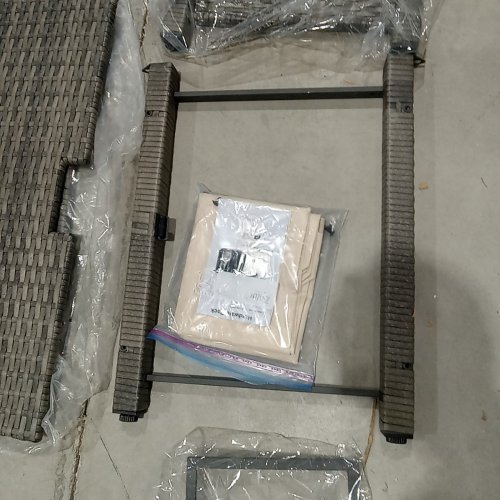 OUTDOOR WICKER PROPANE FIRE PIT WITH ALUMINUM TABLETOP - 50000 BTU - 43" - GREY (MODEL: QF-FPN03) image 3