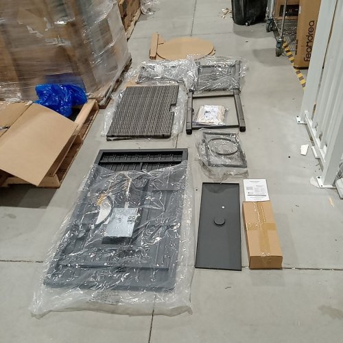 OUTDOOR WICKER PROPANE FIRE PIT WITH ALUMINUM TABLETOP - 50000 BTU - 43" - GREY (MODEL: QF-FPN03) image 5