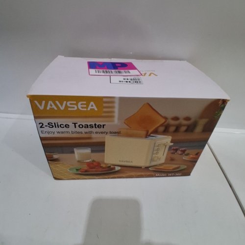 VAVSEA RETRO 2 SLICE TOASTER - YELLOW - (MODEL:WT-360) image 7