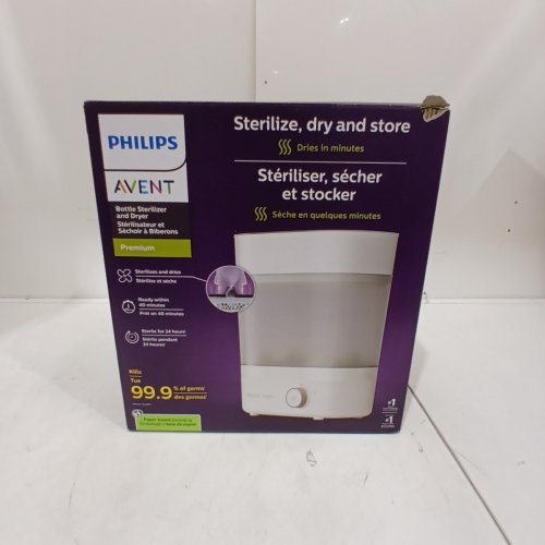 PHILIPS AVENT PREMIUM BOTTLE STERILIZER & DRYER - WHITE (MODEL: SCF293/00) image 5