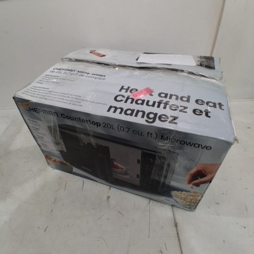 CHEFMAN COUNTERTOP MICROWAVE OVEN - 0.7 CU. FT - BLACK (MODEL: RJ55-7-V2-CA) image 10