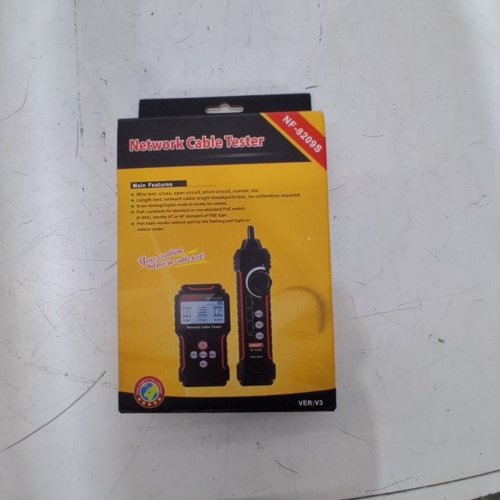 NOYAFA NETWORK CABLE TESTER | MULTIFUNCTIONAL WIRE TRACER FOR CAT5 | CAT6 | CABLE LENGTH MEASURMENT | POE TESTER - BLACK | RED - (MODEL: NF-8209S) image 5