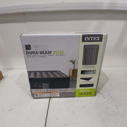 INTEX DURA-BEAM STANDARD SERIES DELUXE PILLOW REST RAISED AIRBED, 16.5"/QUEEN image 4
