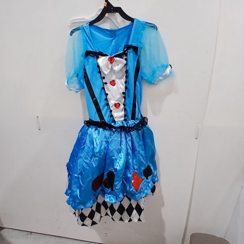 2PC WOMEN'S BLUE BELLE OF WONDERLAND COSTUME (NO HEADBAND) - MEDIUM (8-10) - BLUE (STYLE: 12787M) image 2