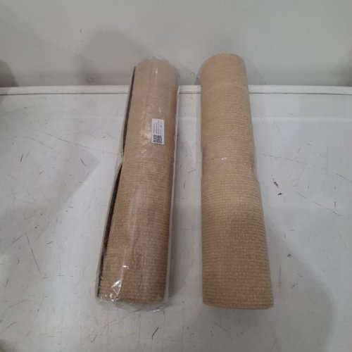 2PK PEEL AND STICK SELF ADHESIVE CARPET - 39"X15.5" - BEIGE image 2