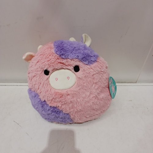 SQUISHMALLOWS FUZZAMALLOWS PLUSH TOY - PINK AND PURPLE (STYLE: PATTY) image 3