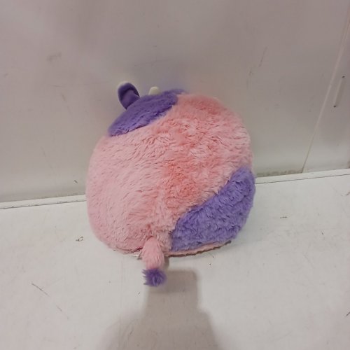 SQUISHMALLOWS FUZZAMALLOWS PLUSH TOY - PINK AND PURPLE (STYLE: PATTY) image 4
