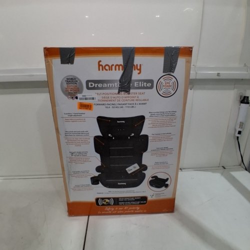 HARMONY DREAMTIME ELITE HIGH-BACK BOOSTER CAR SEAT - 40-110LB - BLACK (MODEL: 0303029BLK) image 5