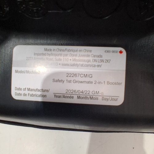 SAFETY 1ST GROWMATE 2-IN-1 BELT POSITIONING BOOSTER CAR SEAT - GREEN (MODEL: 22267CMIG) image 2