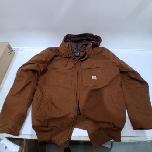 MEN'S CARHARTT WASHED DUCK BARTLETT ACTIVE JACKET - XL - BROWN (MODEL: OJ6980-M) image 2