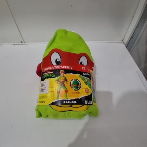 3PC RUBIES TEENAGE MUTANT NINJA TURTLES RAPHAEL COSTUME - 2T - RED/GREEN image 2
