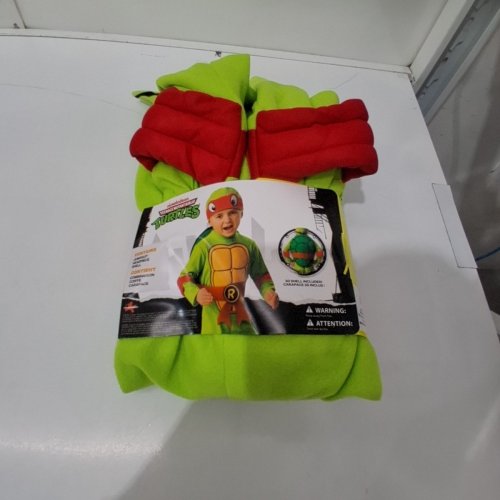 3PC RUBIES TEENAGE MUTANT NINJA TURTLES RAPHAEL COSTUME - 2T - RED/GREEN image 3