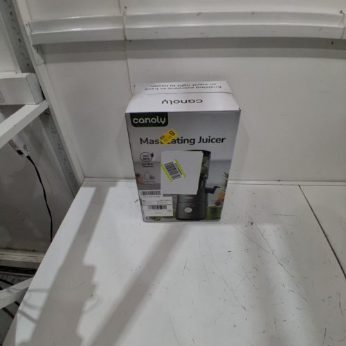 CANOLY SLOW MASTICATING COLD PRESS JUICER - 60OZ, 350W, 110 TO 120V - BLACK/GREY - (MODEL: C03) image 5