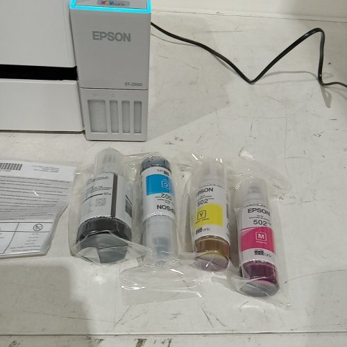 EPSON ECOTANK WIRELESS COLOR ALL-IN-ONE SUPERTANK PRINTER - 100 SHEET PER TRAY - WHITE (MODEL: ET-2980) image 4