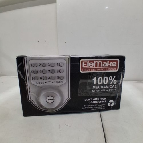 ELEMAKE HIGH SECURITY LOCKS KEYLESS ENTRY DOOR DEADBOLT LOCK - STAINLESS STEEL image 6