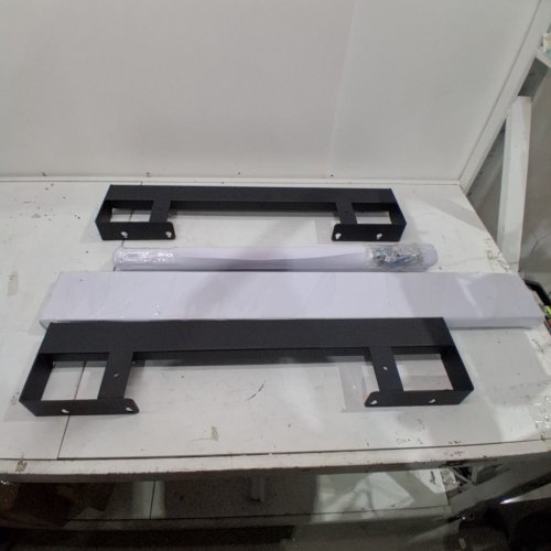 HEAVY DUTY WALL-MOUNTED WIRE SPOOL RACK WITH 6 ADJUSTABLE STAINLESS STEEL RODS - BLACK (MODEL:SWWSR-03-BL-6) image 2