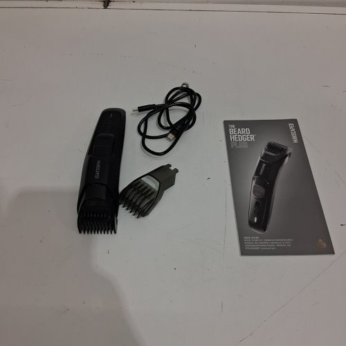 MANSCAPED THE BEARD HEDGER WATERPROOF CORDLESS WET/DRY PREMIUM PRECISION 20 LENGTH ADJUSTABLE STAINLESS STEEL T-BLADE TRIMMER (MODEL: 30-00100) image 3