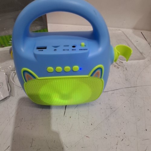 SPARK CREATE IMAGINE MY FIRST WIRELESS BLUETOOTH KARAOKE SPEAKER - BLUE / GREEN (MODEL : ISK200) image 2
