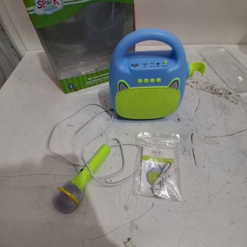 SPARK CREATE IMAGINE MY FIRST WIRELESS BLUETOOTH KARAOKE SPEAKER - BLUE / GREEN (MODEL : ISK200) image 3